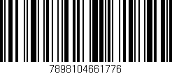Código de barras (EAN, GTIN, SKU, ISBN): '7898104661776'