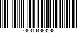 Código de barras (EAN, GTIN, SKU, ISBN): '7898104663268'