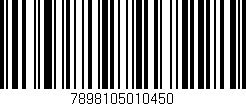 Código de barras (EAN, GTIN, SKU, ISBN): '7898105010450'