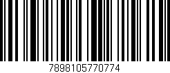 Código de barras (EAN, GTIN, SKU, ISBN): '7898105770774'