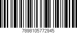 Código de barras (EAN, GTIN, SKU, ISBN): '7898105772945'