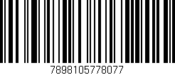 Código de barras (EAN, GTIN, SKU, ISBN): '7898105778077'