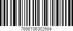 Código de barras (EAN, GTIN, SKU, ISBN): '7898106302684'