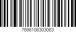 Código de barras (EAN, GTIN, SKU, ISBN): '7898106303063'