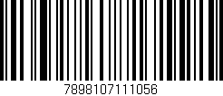 Código de barras (EAN, GTIN, SKU, ISBN): '7898107111056'