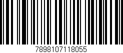 Código de barras (EAN, GTIN, SKU, ISBN): '7898107118055'