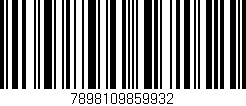 Código de barras (EAN, GTIN, SKU, ISBN): '7898109859932'