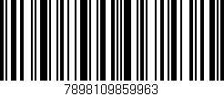 Código de barras (EAN, GTIN, SKU, ISBN): '7898109859963'