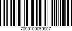 Código de barras (EAN, GTIN, SKU, ISBN): '7898109859987'