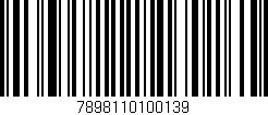 Código de barras (EAN, GTIN, SKU, ISBN): '7898110100139'