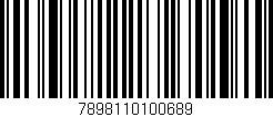 Código de barras (EAN, GTIN, SKU, ISBN): '7898110100689'