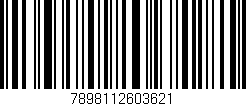 Código de barras (EAN, GTIN, SKU, ISBN): '7898112603621'