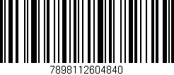 Código de barras (EAN, GTIN, SKU, ISBN): '7898112604840'