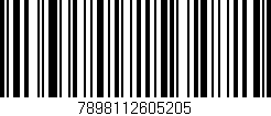 Código de barras (EAN, GTIN, SKU, ISBN): '7898112605205'