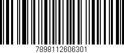 Código de barras (EAN, GTIN, SKU, ISBN): '7898112606301'