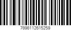 Código de barras (EAN, GTIN, SKU, ISBN): '7898112615259'