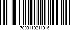 Código de barras (EAN, GTIN, SKU, ISBN): '7898113211016'