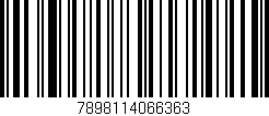 Código de barras (EAN, GTIN, SKU, ISBN): '7898114066363'
