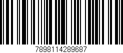 Código de barras (EAN, GTIN, SKU, ISBN): '7898114289687'