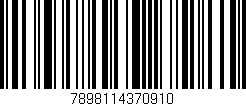 Código de barras (EAN, GTIN, SKU, ISBN): '7898114370910'