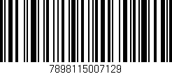 Código de barras (EAN, GTIN, SKU, ISBN): '7898115007129'