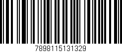 Código de barras (EAN, GTIN, SKU, ISBN): '7898115131329'