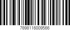 Código de barras (EAN, GTIN, SKU, ISBN): '7898116009566'