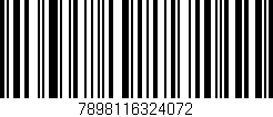 Código de barras (EAN, GTIN, SKU, ISBN): '7898116324072'