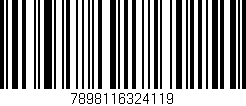 Código de barras (EAN, GTIN, SKU, ISBN): '7898116324119'