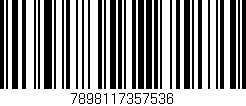 Código de barras (EAN, GTIN, SKU, ISBN): '7898117357536'