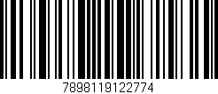 Código de barras (EAN, GTIN, SKU, ISBN): '7898119122774'