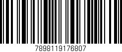 Código de barras (EAN, GTIN, SKU, ISBN): '7898119176807'