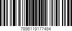 Código de barras (EAN, GTIN, SKU, ISBN): '7898119177484'