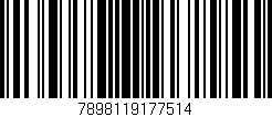 Código de barras (EAN, GTIN, SKU, ISBN): '7898119177514'