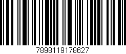 Código de barras (EAN, GTIN, SKU, ISBN): '7898119178627'
