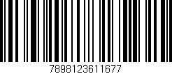 Código de barras (EAN, GTIN, SKU, ISBN): '7898123611677'