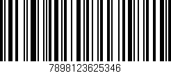 Código de barras (EAN, GTIN, SKU, ISBN): '7898123625346'
