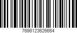 Código de barras (EAN, GTIN, SKU, ISBN): '7898123626664'