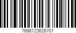 Código de barras (EAN, GTIN, SKU, ISBN): '7898123626701'
