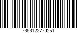 Código de barras (EAN, GTIN, SKU, ISBN): '7898123770251'