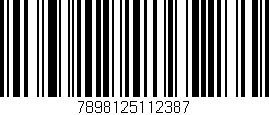 Código de barras (EAN, GTIN, SKU, ISBN): '7898125112387'
