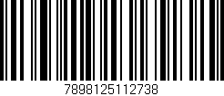 Código de barras (EAN, GTIN, SKU, ISBN): '7898125112738'