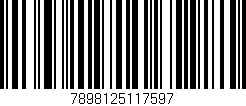 Código de barras (EAN, GTIN, SKU, ISBN): '7898125117597'