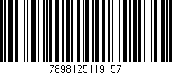 Código de barras (EAN, GTIN, SKU, ISBN): '7898125119157'