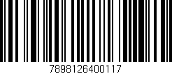 Código de barras (EAN, GTIN, SKU, ISBN): '7898126400117'