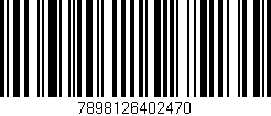 Código de barras (EAN, GTIN, SKU, ISBN): '7898126402470'