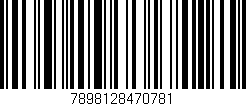 Código de barras (EAN, GTIN, SKU, ISBN): '7898128470781'