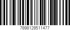 Código de barras (EAN, GTIN, SKU, ISBN): '7898128511477'