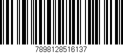 Código de barras (EAN, GTIN, SKU, ISBN): '7898128516137'