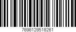 Código de barras (EAN, GTIN, SKU, ISBN): '7898128518261'